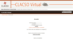 Desktop Screenshot of clacsovirtual.org
